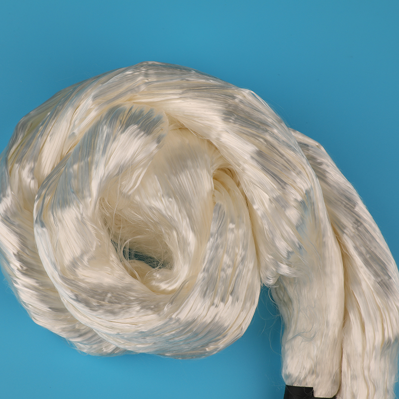 Modifierad polyester native glänsande 1.2D flockande släp