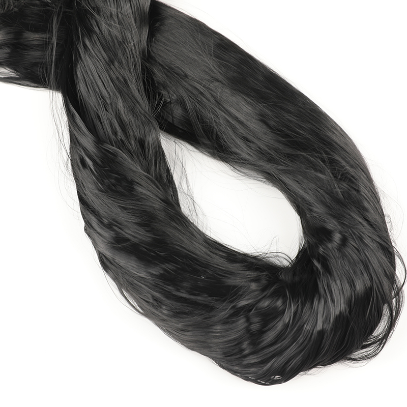 Råsvart glansig 3D flockad dragnylon 66 Råsvart glansig 3D flockad dragnylon 66